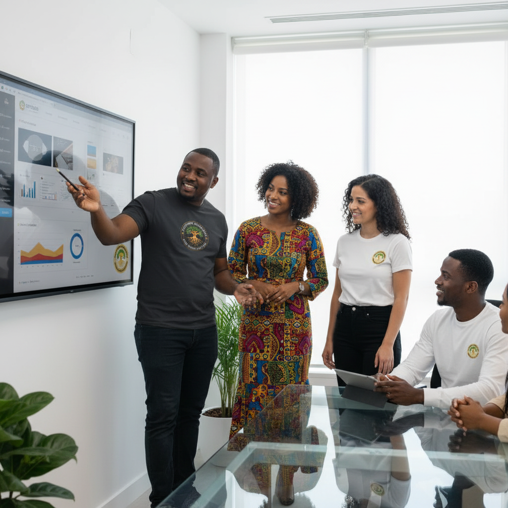 Craftroots team collaborating on digital strategy